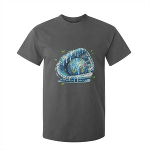 Earth Day T Shirt For Kid Funny Baseball Ice Cream Drip Glove Eco Friendly TS14 Dark Heather Print Your Wear