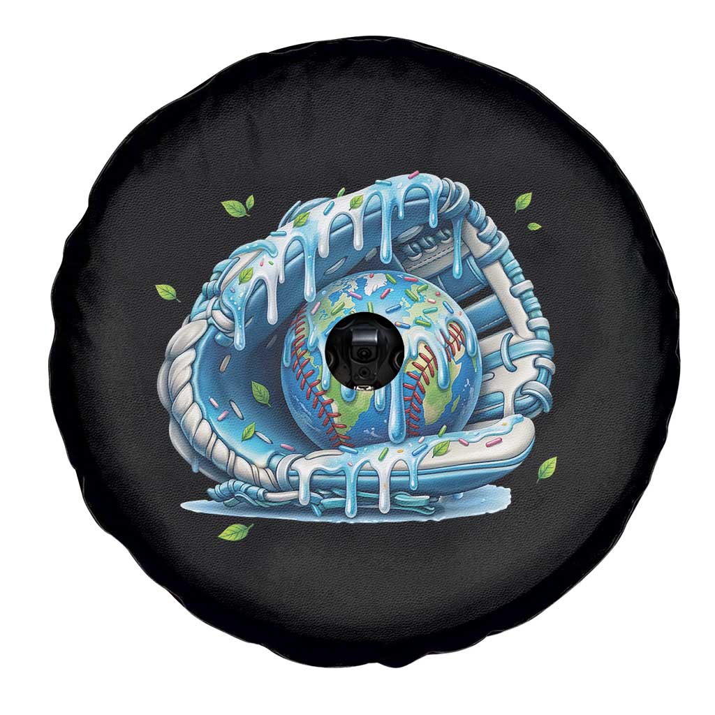 Earth Day Spare Tire Cover Funny Baseball Ice Cream Drip Glove Eco Friendly TS14 Print Your Wear