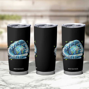 Earth Day Tumbler Cup Funny Baseball Ice Cream Drip Glove Eco Friendly TS14 Print Your Wear