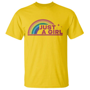 Just A Girl LGBTQ Pride Month T Shirt