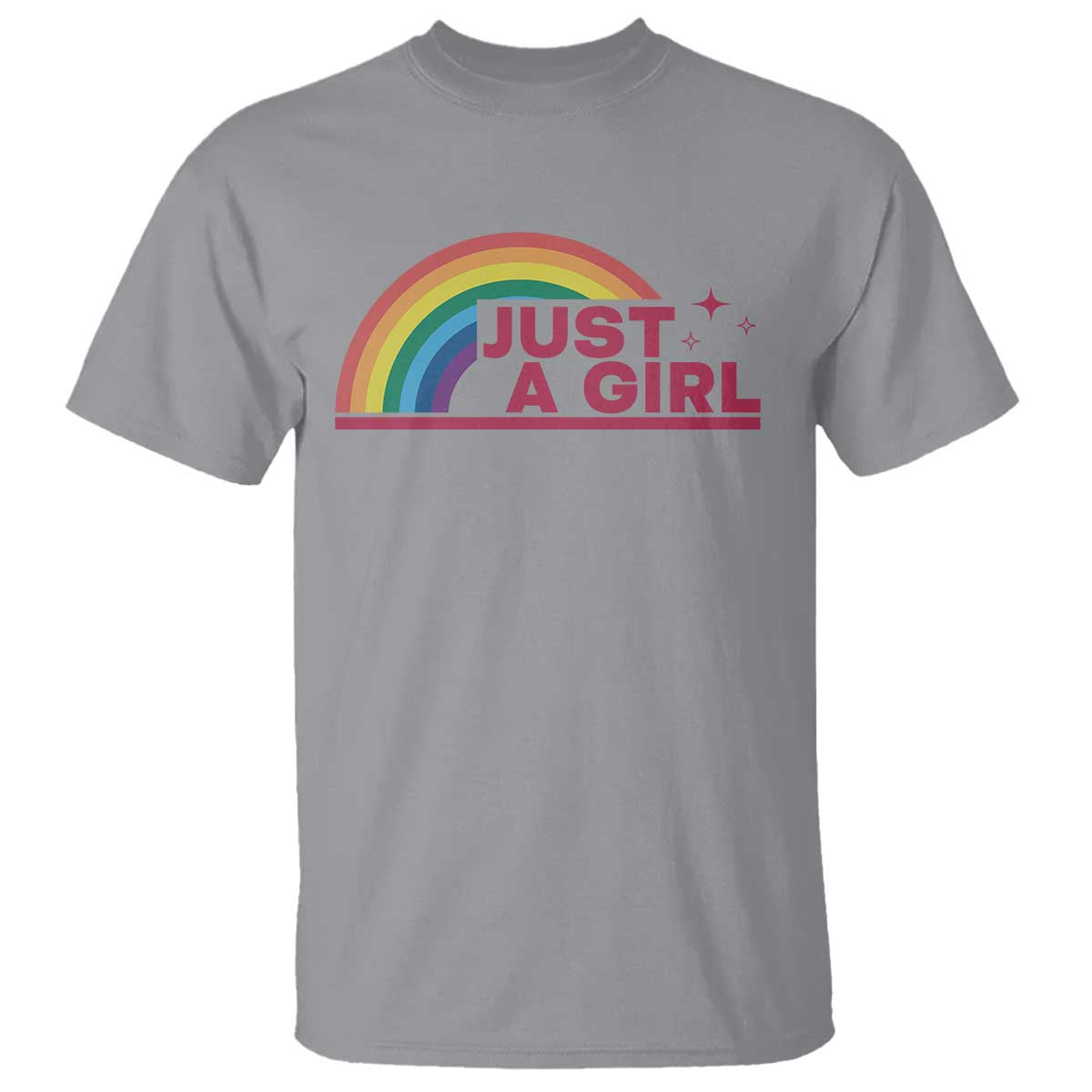 Just A Girl LGBTQ Pride Month T Shirt