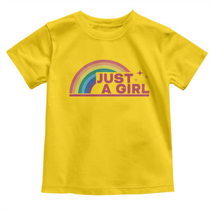 Just A Girl LGBTQ Pride Month Toddler T Shirt