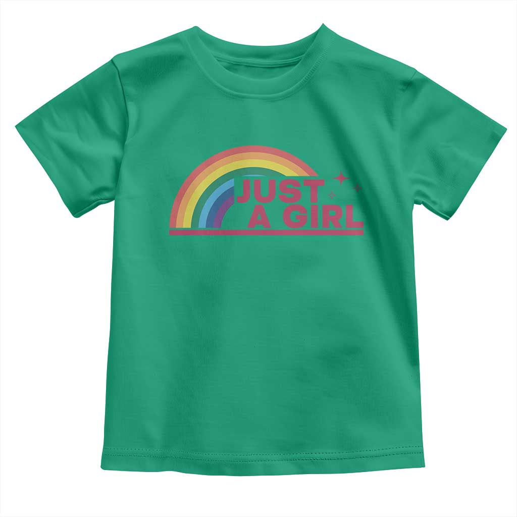 Just A Girl LGBTQ Pride Month Toddler T Shirt
