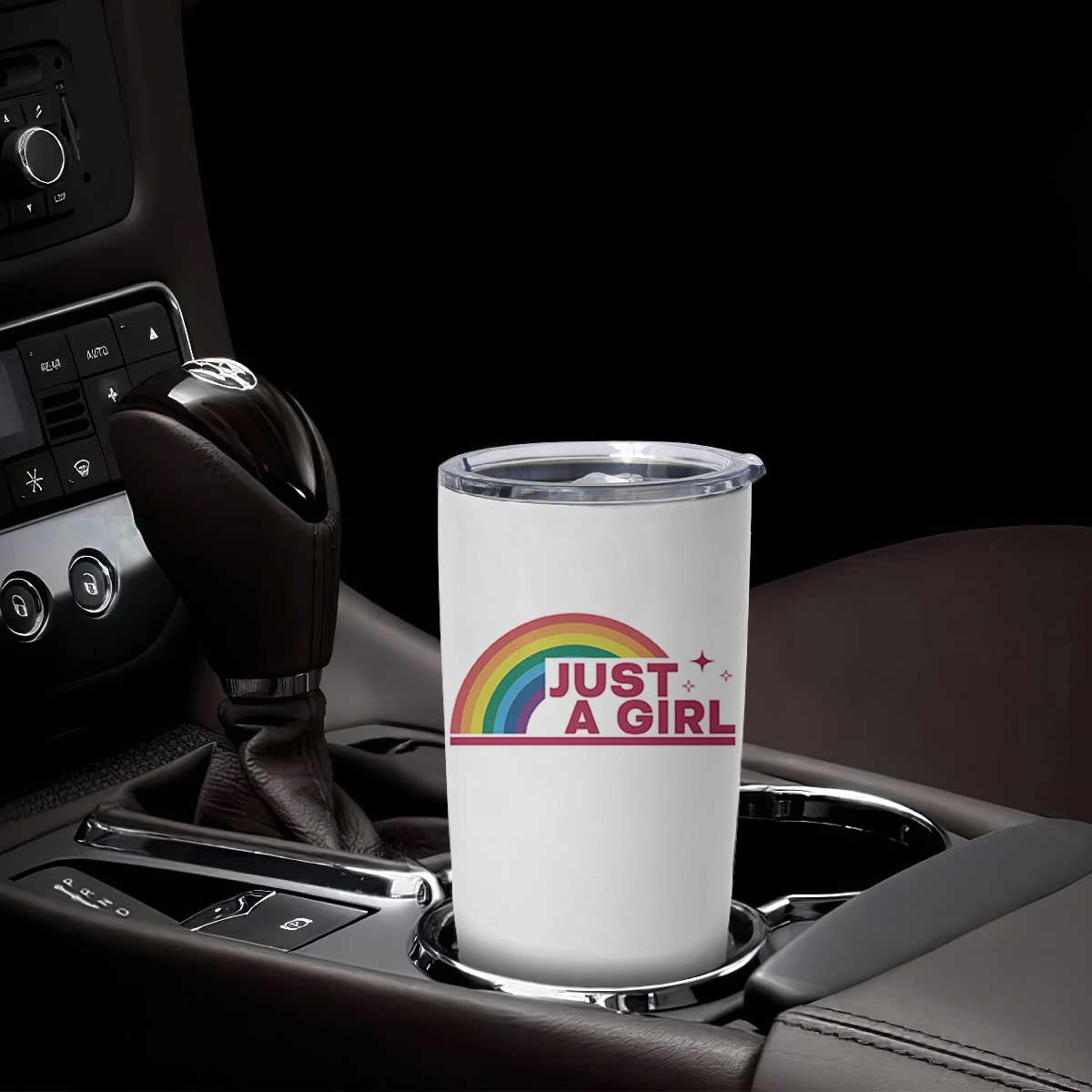 Just A Girl LGBTQ Pride Month Tumbler Cup TS14 Print Your Wear