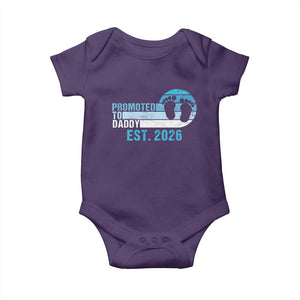 Promoted to Daddy 2026 Baby Onesie Funny Pregnancy Reveal