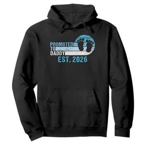 Promoted to Daddy 2026 Hoodie Funny Pregnancy Reveal TS14 Black Print Your Wear
