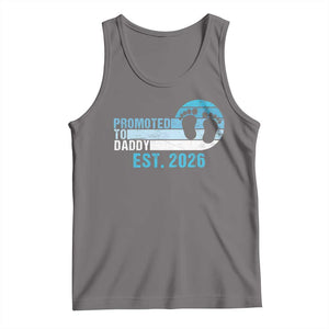 Promoted to Daddy 2026 Tank Top Funny Pregnancy Reveal