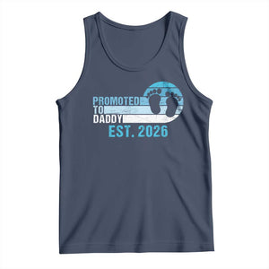 Promoted to Daddy 2026 Tank Top Funny Pregnancy Reveal