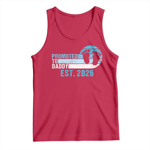 Promoted to Daddy 2026 Tank Top Funny Pregnancy Reveal