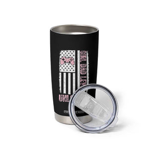 Girl Dad Level Unlocked Tumbler Cup Funny New Dad