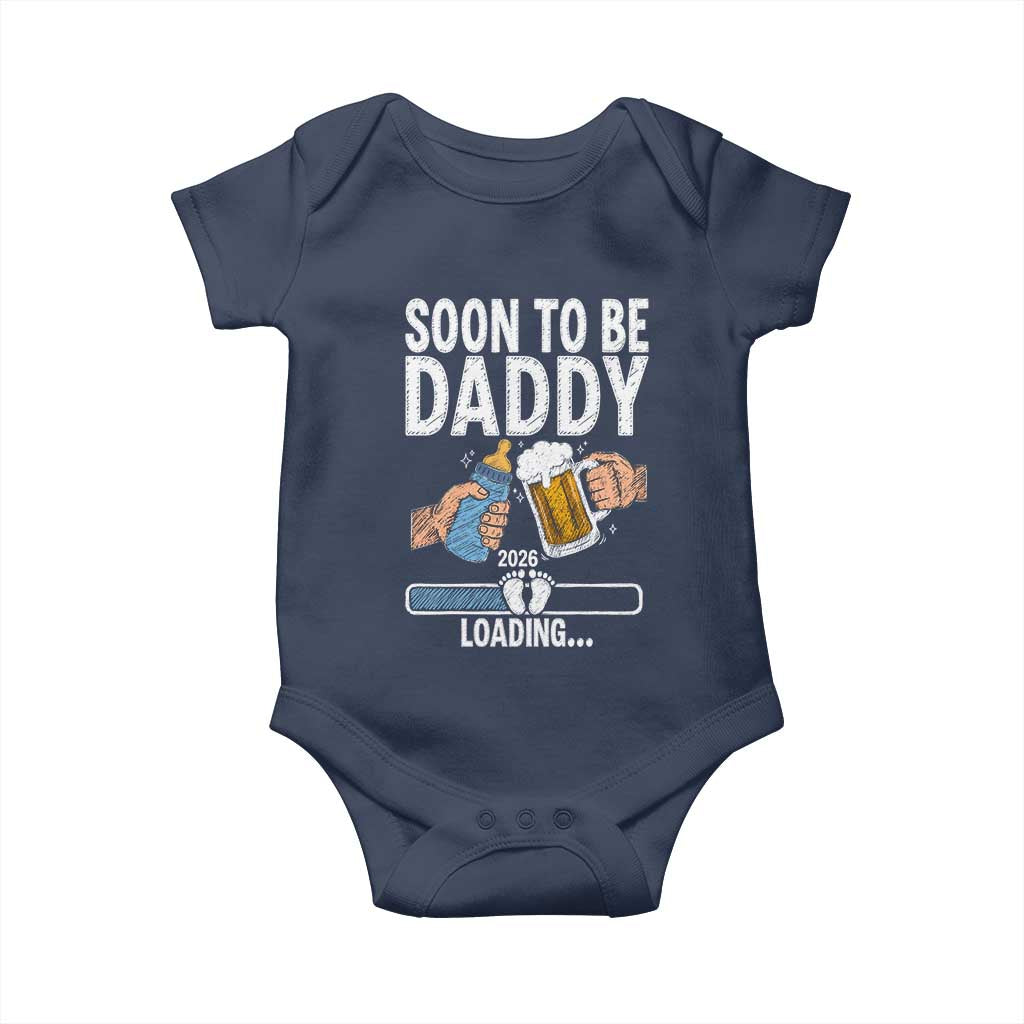 Dad to Be 2026 Baby Onesie Promoted To Daddy Beer Lover New Baby Gift
