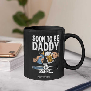 Dad to Be 2026 Coffee Mug Promoted To Daddy Beer Lover New Baby Gift