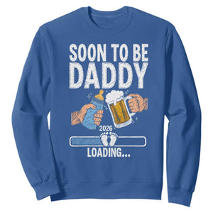 Dad to Be 2026 Sweatshirt Promoted To Daddy Beer Lover New Baby Gift