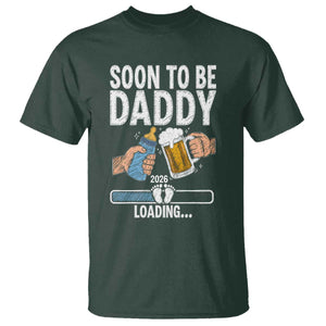 Dad to Be 2026 T Shirt Promoted To Daddy Beer Lover New Baby Gift
