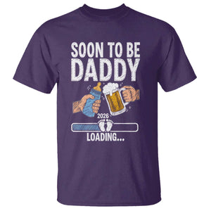 Dad to Be 2026 T Shirt Promoted To Daddy Beer Lover New Baby Gift