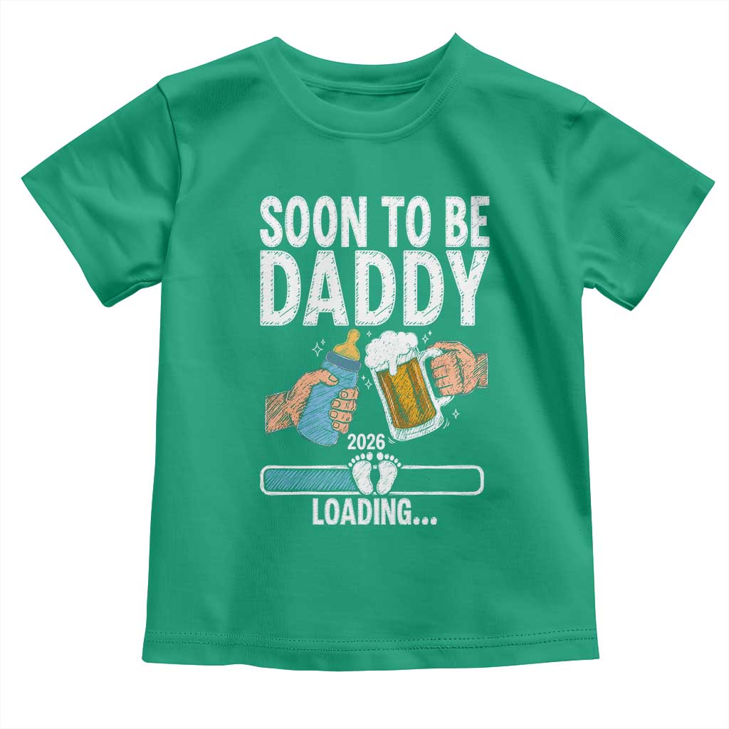Dad to Be 2026 Toddler T Shirt Promoted To Daddy Beer Lover New Baby Gift