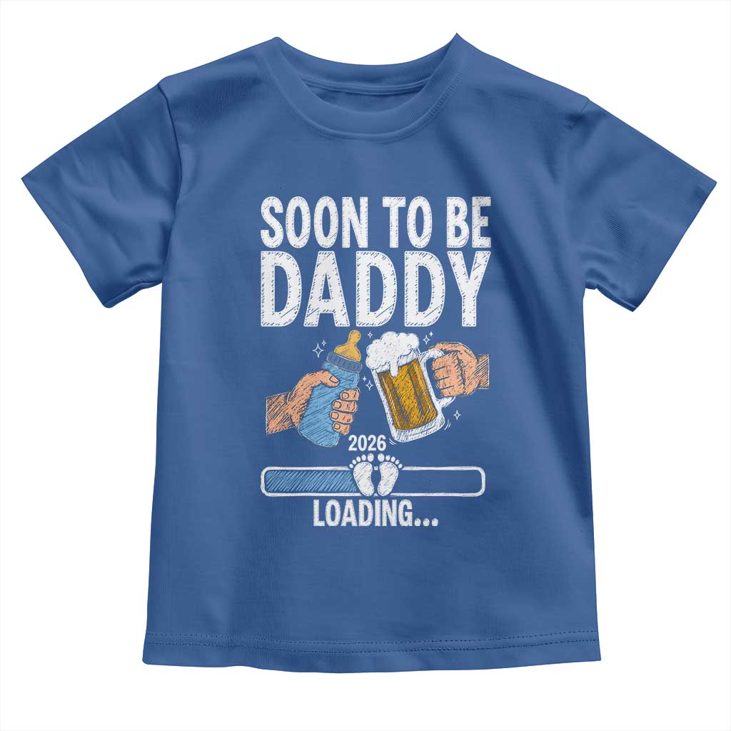 Dad to Be 2026 Toddler T Shirt Promoted To Daddy Beer Lover New Baby Gift