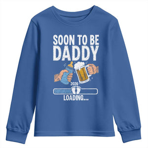 Dad to Be 2026 Youth Sweatshirt Promoted To Daddy Beer Lover New Baby Gift