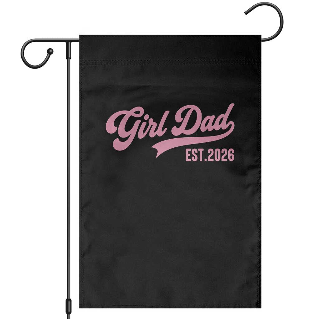Soon to Be Daddy of Baby Girl 2026 Garden Flag Promoted to Daddy New Dad TS14 Black Print Your Wear