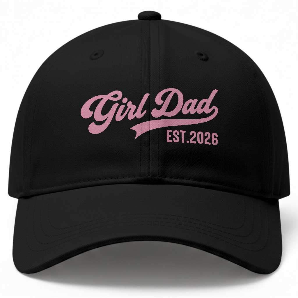Soon to Be Daddy of Baby Girl 2026 Baseball Cap Promoted to Daddy New Dad