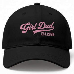 Soon to Be Daddy of Baby Girl 2026 Baseball Cap Promoted to Daddy New Dad