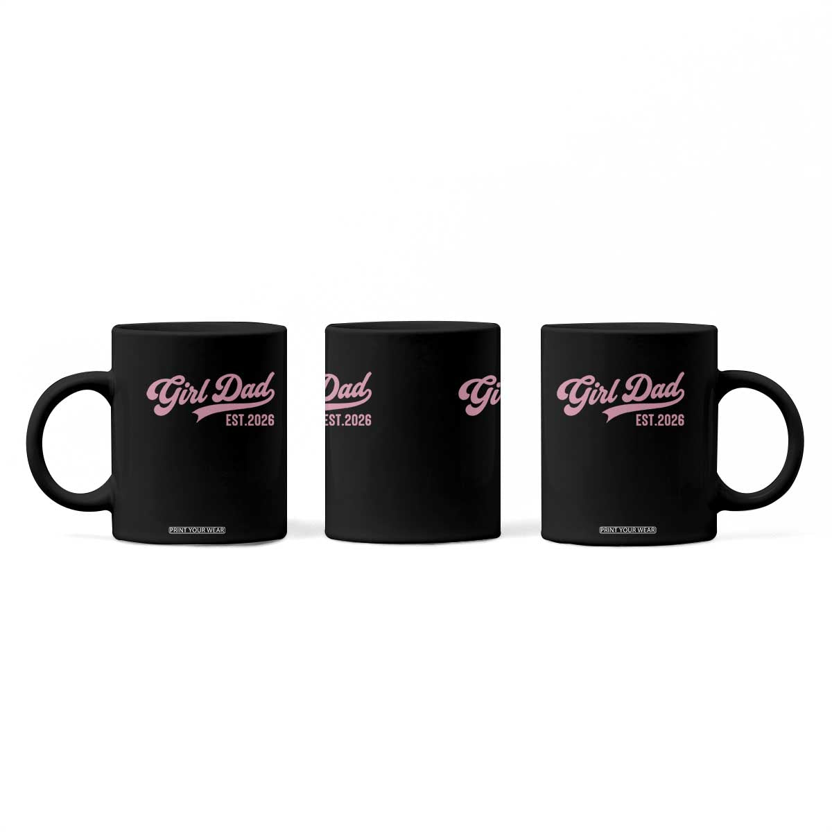 Soon to Be Daddy of Baby Girl 2026 Coffee Mug Promoted to Daddy New Dad