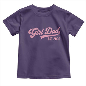 Soon to Be Daddy of Baby Girl 2026 Toddler T Shirt Promoted to Daddy New Dad
