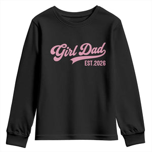 Soon to Be Daddy of Baby Girl 2026 Youth Sweatshirt Promoted to Daddy New Dad