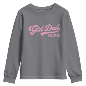 Soon to Be Daddy of Baby Girl 2026 Youth Sweatshirt Promoted to Daddy New Dad