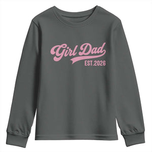 Soon to Be Daddy of Baby Girl 2026 Youth Sweatshirt Promoted to Daddy New Dad