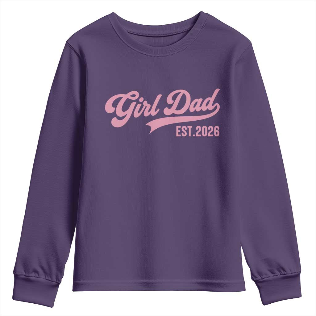 Soon to Be Daddy of Baby Girl 2026 Youth Sweatshirt Promoted to Daddy New Dad