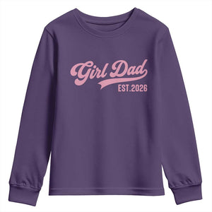 Soon to Be Daddy of Baby Girl 2026 Youth Sweatshirt Promoted to Daddy New Dad