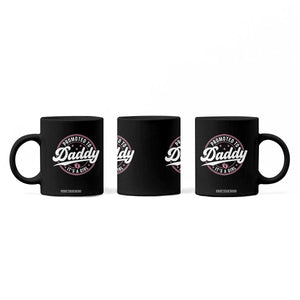 Promoted To Daddy It's A Girl Coffee Mug Funny Pregnancy Reveal