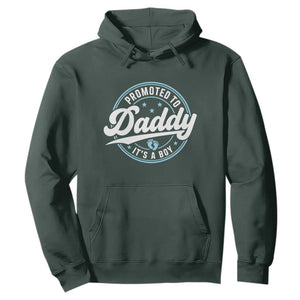Promoted To Daddy It's A Boy Hoodie Funny Pregnancy Reveal