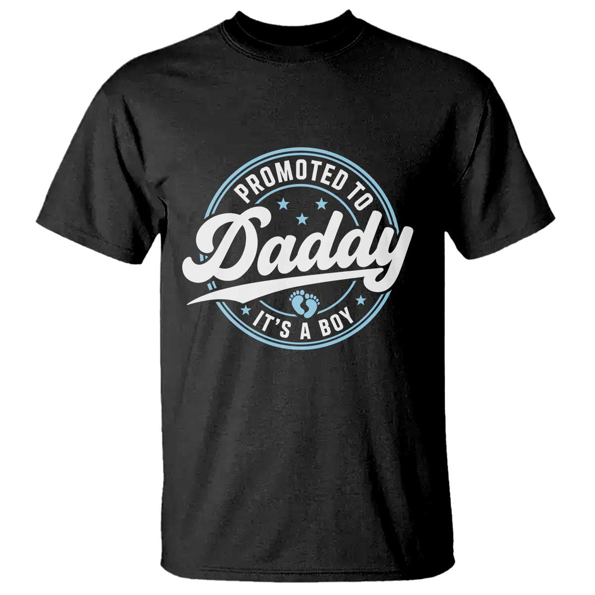 Promoted To Daddy It's A Boy T Shirt Funny Pregnancy Reveal