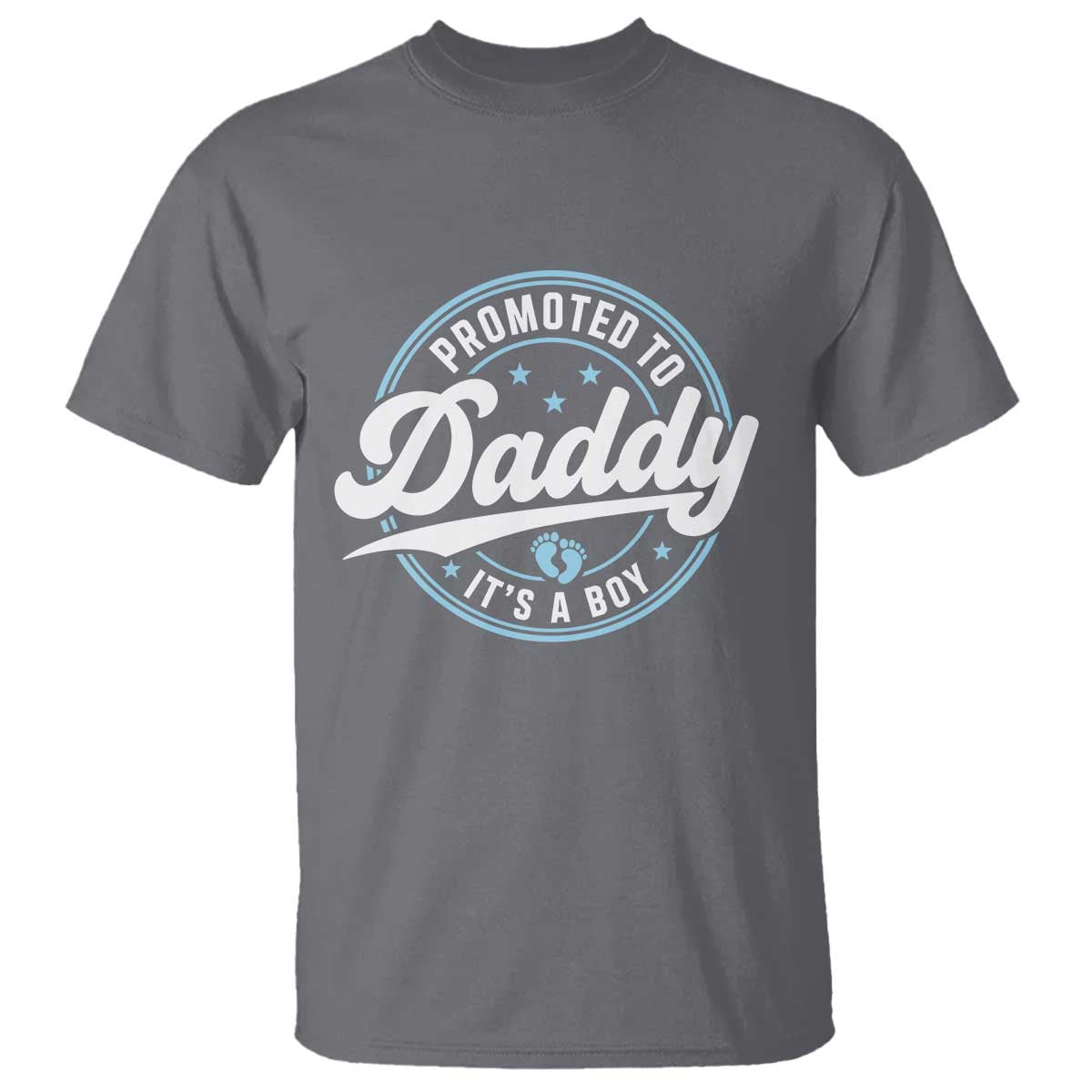 Promoted To Daddy It's A Boy T Shirt Funny Pregnancy Reveal