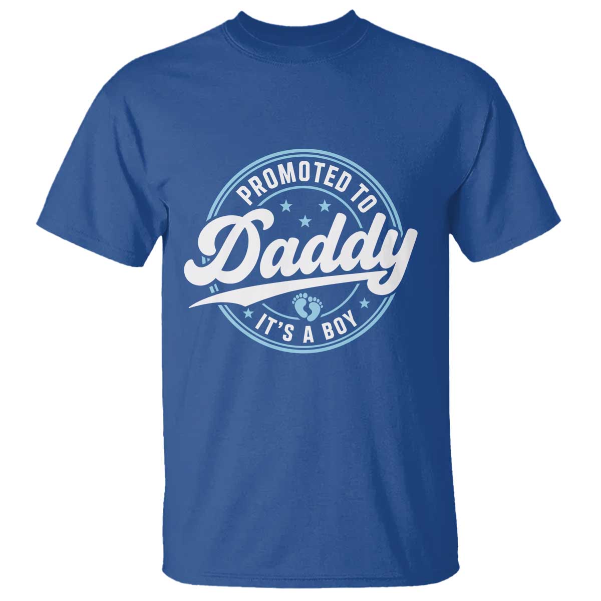 Promoted To Daddy It's A Boy T Shirt Funny Pregnancy Reveal
