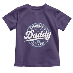 Promoted To Daddy It's A Boy Toddler T Shirt Funny Pregnancy Reveal