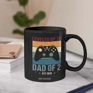 Dad Level Unlocked Coffee Mug Funny New Dad Gaming Father's Day Gift