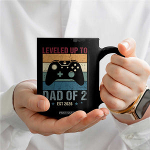 Dad Level Unlocked Coffee Mug Funny New Dad Gaming Father's Day Gift