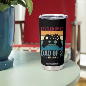 Dad Level Unlocked Tumbler Cup Funny New Dad Gaming Father's Day Gift TS14 Print Your Wear