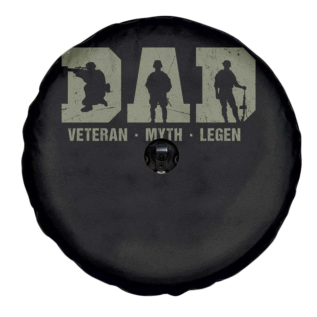 Dad Veteran Myth Legend Dad Military Father Gift Spare Tire Cover TS14 Print Your Wear