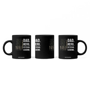 Dad Hero Veteran Legend Camouflage Father's Day Coffee Mug TS14 Print Your Wear