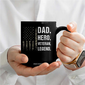 Dad Hero Veteran Legend Camouflage Father's Day Coffee Mug TS14 Print Your Wear
