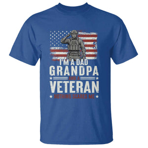 I'm A Dad Grandpa and Veteran Nothing Scares Me T Shirt Funny Veteran Dad Grandpa Humor