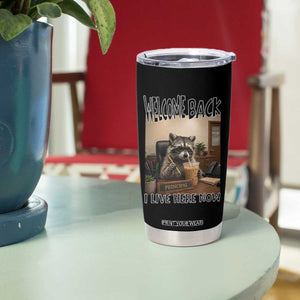 Funny Raccoon School Principal Tumbler Cup Welcom Back To School TS14 Print Your Wear