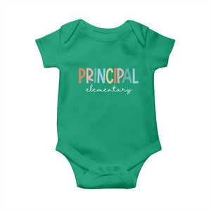 Boho Retro Vintage Elementary Principal Back to School Baby Onesie TS14 Irish Green Print Your Wear