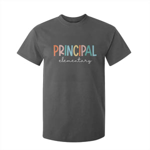 Boho Retro Vintage Elementary Principal Back to School T Shirt For Kid TS14 Dark Heather Print Your Wear