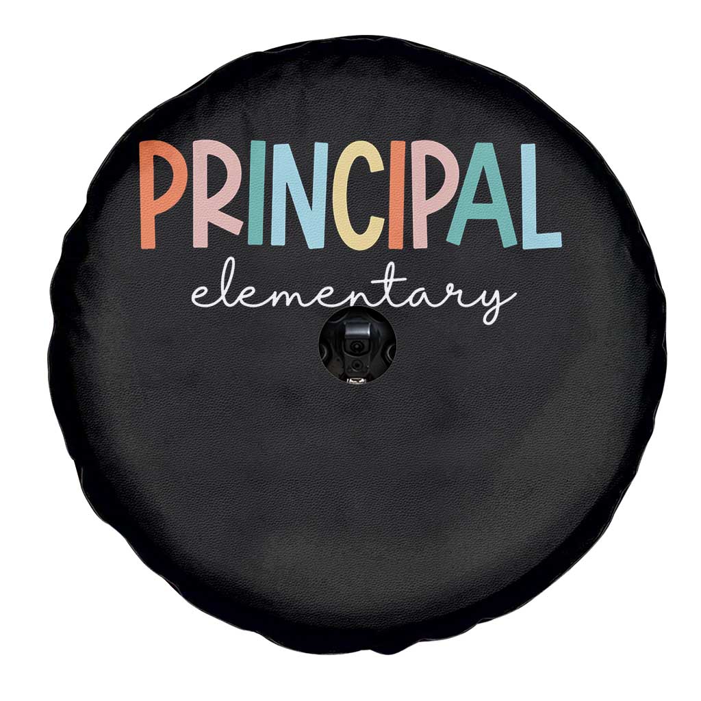 Boho Retro Vintage Elementary Principal Back to School Spare Tire Cover TS14 Print Your Wear