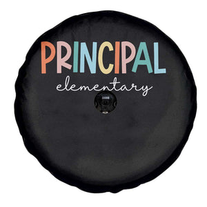 Boho Retro Vintage Elementary Principal Back to School Spare Tire Cover TS14 Print Your Wear